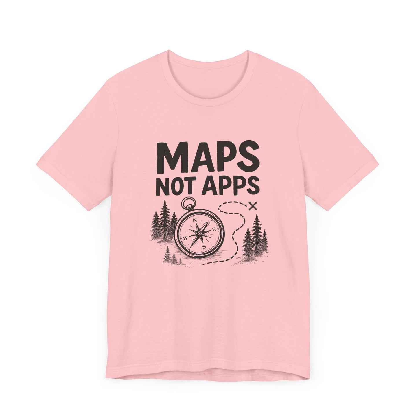 Maps not Apps Backpacking T-Shirt