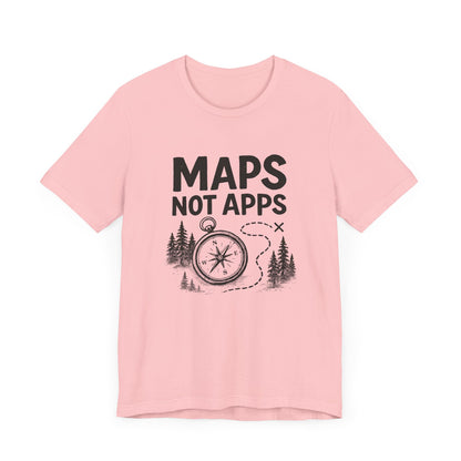 Maps not Apps Backpacking T-Shirt