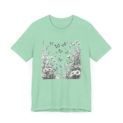 Butterfly Garden Camping T-Shirt