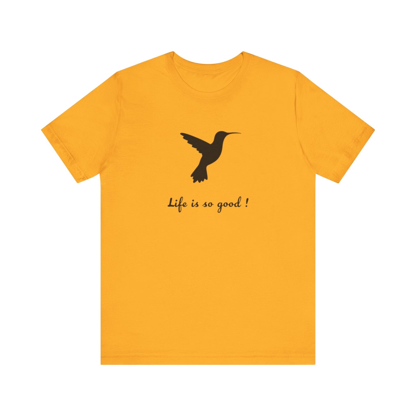 Life is Good Hummingbird Camping T-Shirt