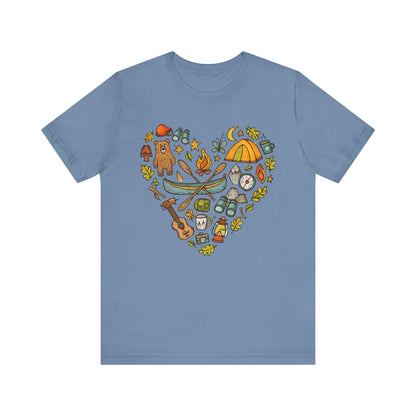 Camping Heart T-Shirt