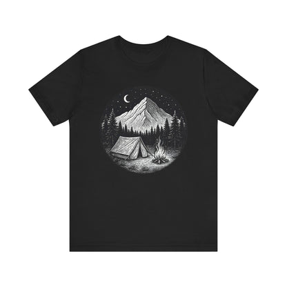 Tent Under the Stars Camping T-Shirt
