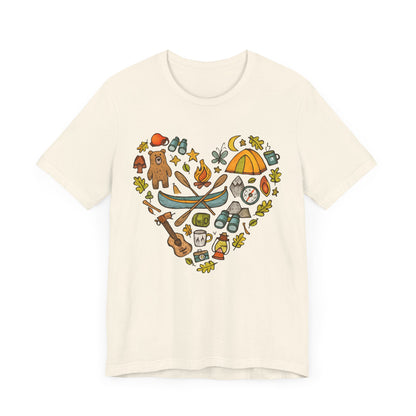 Camping Heart T-Shirt