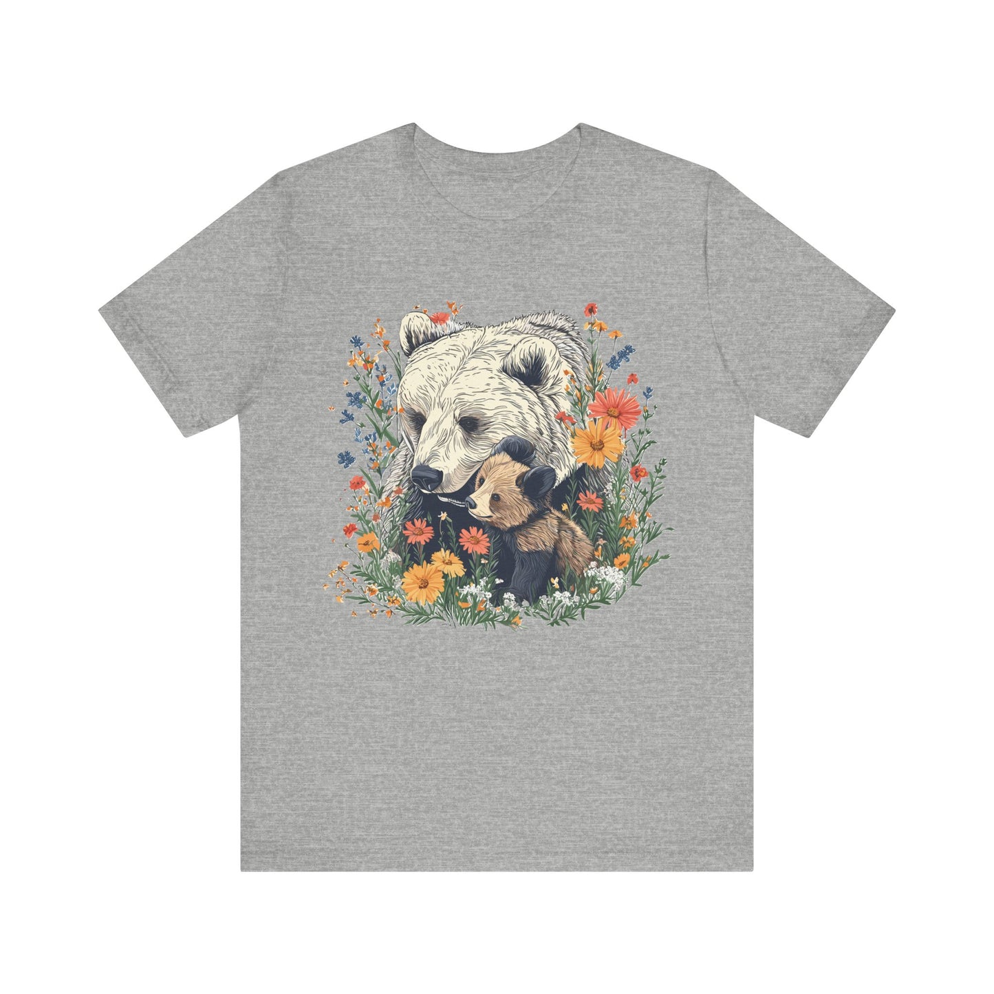 Mama bear and Cub Camping T-Shirt