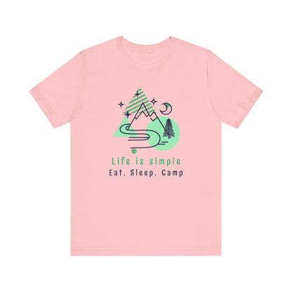 Life is Simple Camping T-Shirt