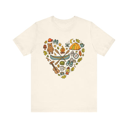 Camping Heart T-Shirt