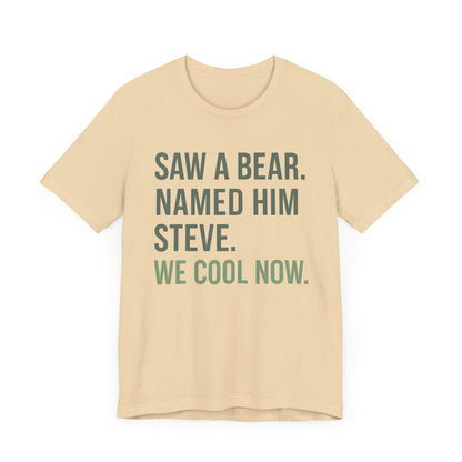 Steve the Bear Backpacking T-Shirt