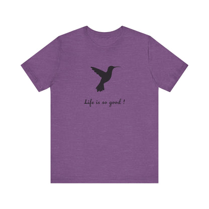 Life is Good Hummingbird Camping T-Shirt