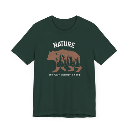 Nature is Therapy Camping T-Shirt