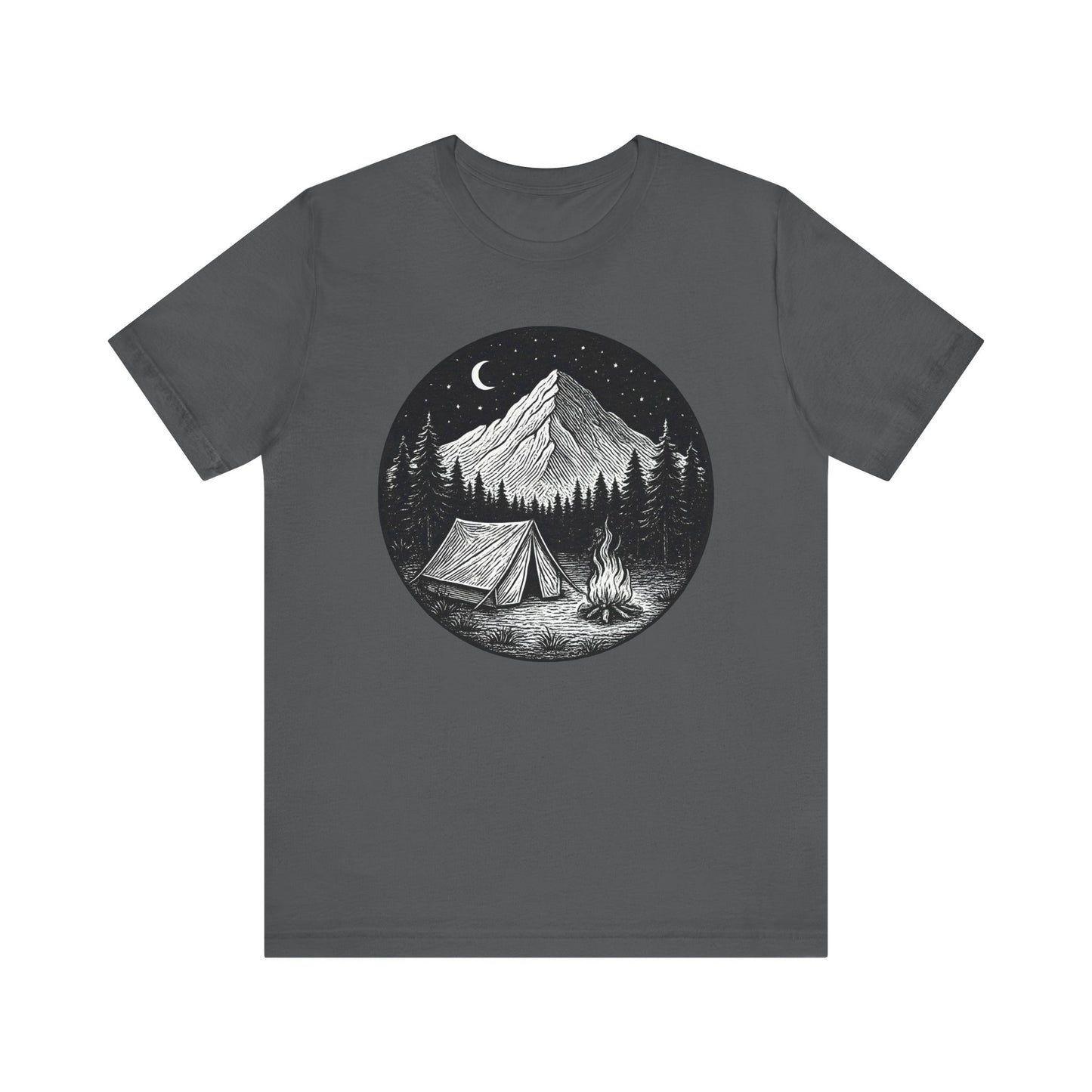 Tent Under the Stars Camping T-Shirt