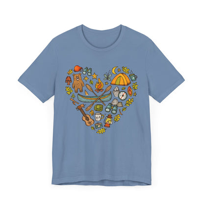Camping Heart T-Shirt