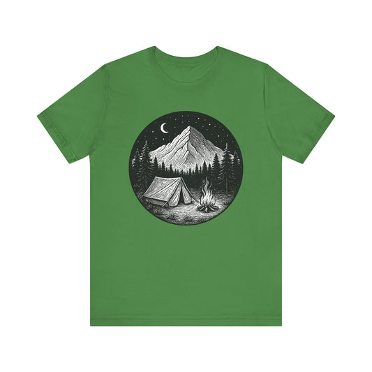 Tent Under the Stars Camping T-Shirt