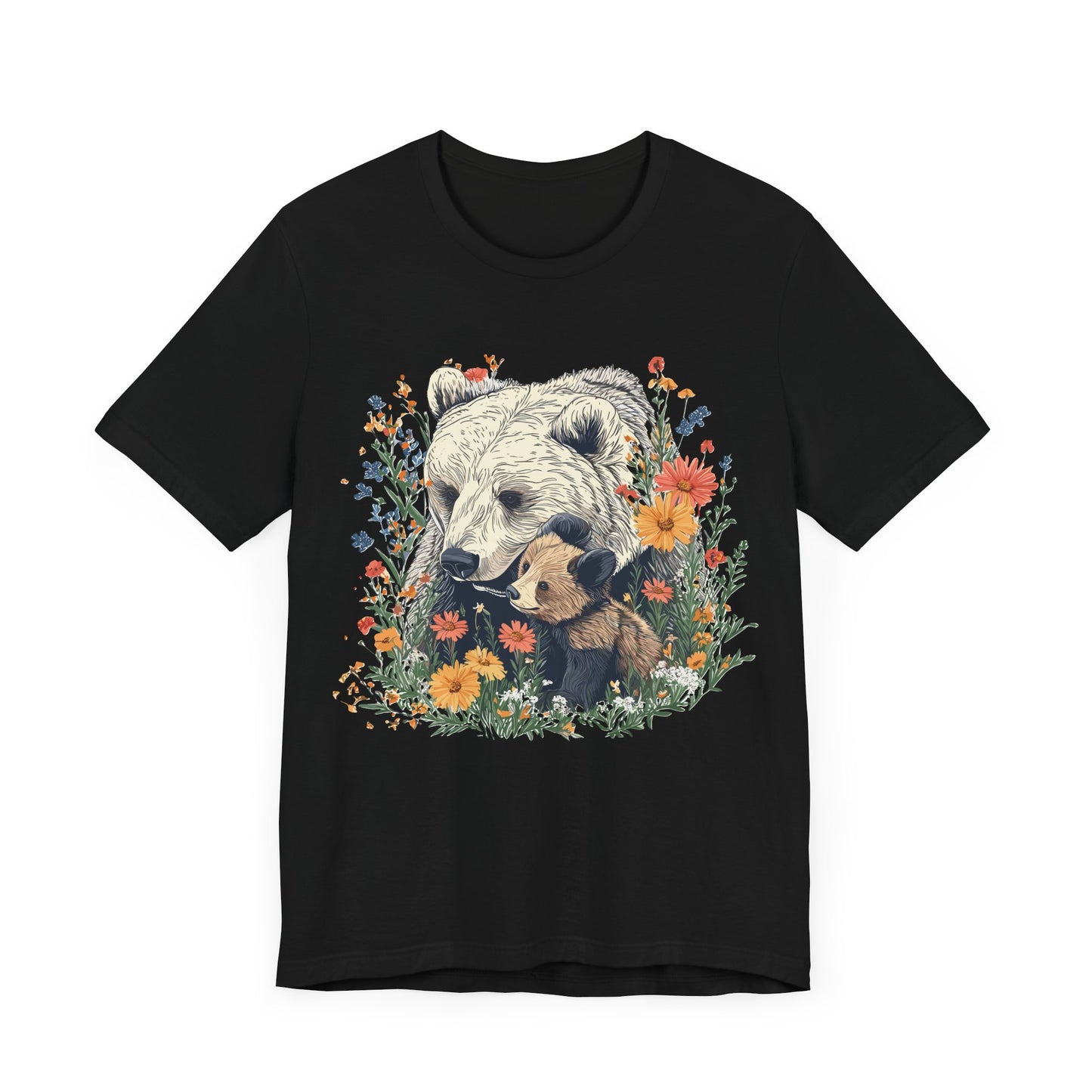 Mama bear and Cub Camping T-Shirt
