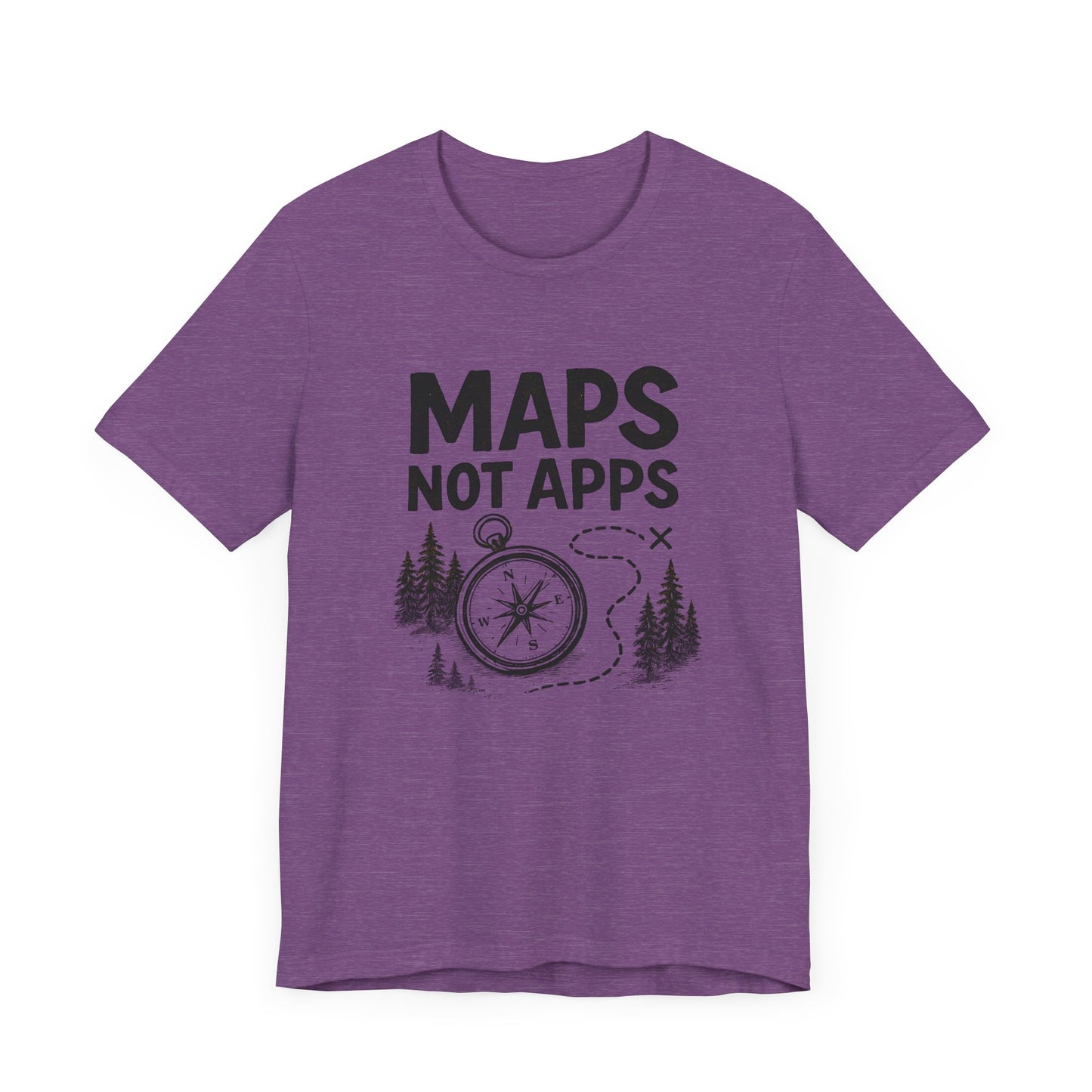 Maps not Apps Backpacking T-Shirt