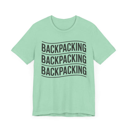 Backpacking Text T-Shirt