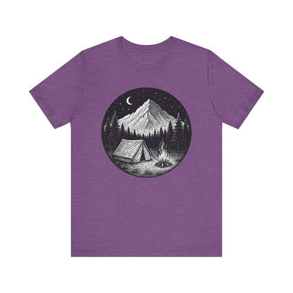 Tent Under the Stars Camping T-Shirt
