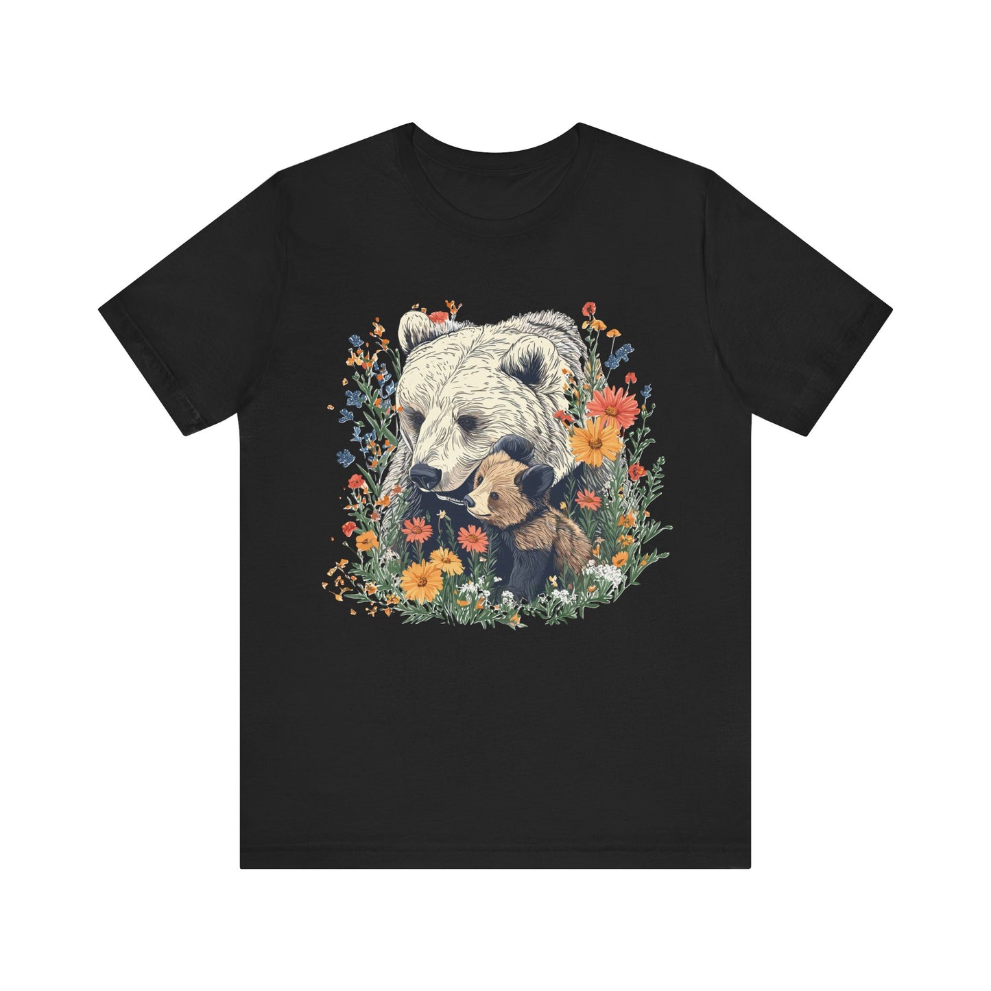 Mama bear and Cub Camping T-Shirt