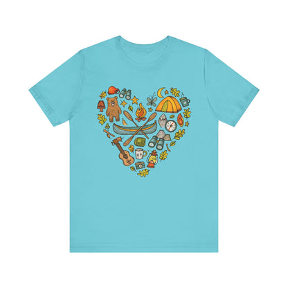 Camping Heart T-Shirt