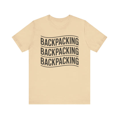 Backpacking Text T-Shirt
