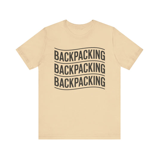 Backpacking Text T-Shirt