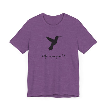 Life is Good Hummingbird Camping T-Shirt