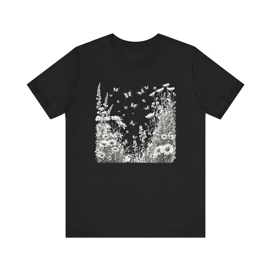 Butterfly Garden Camping T-Shirt