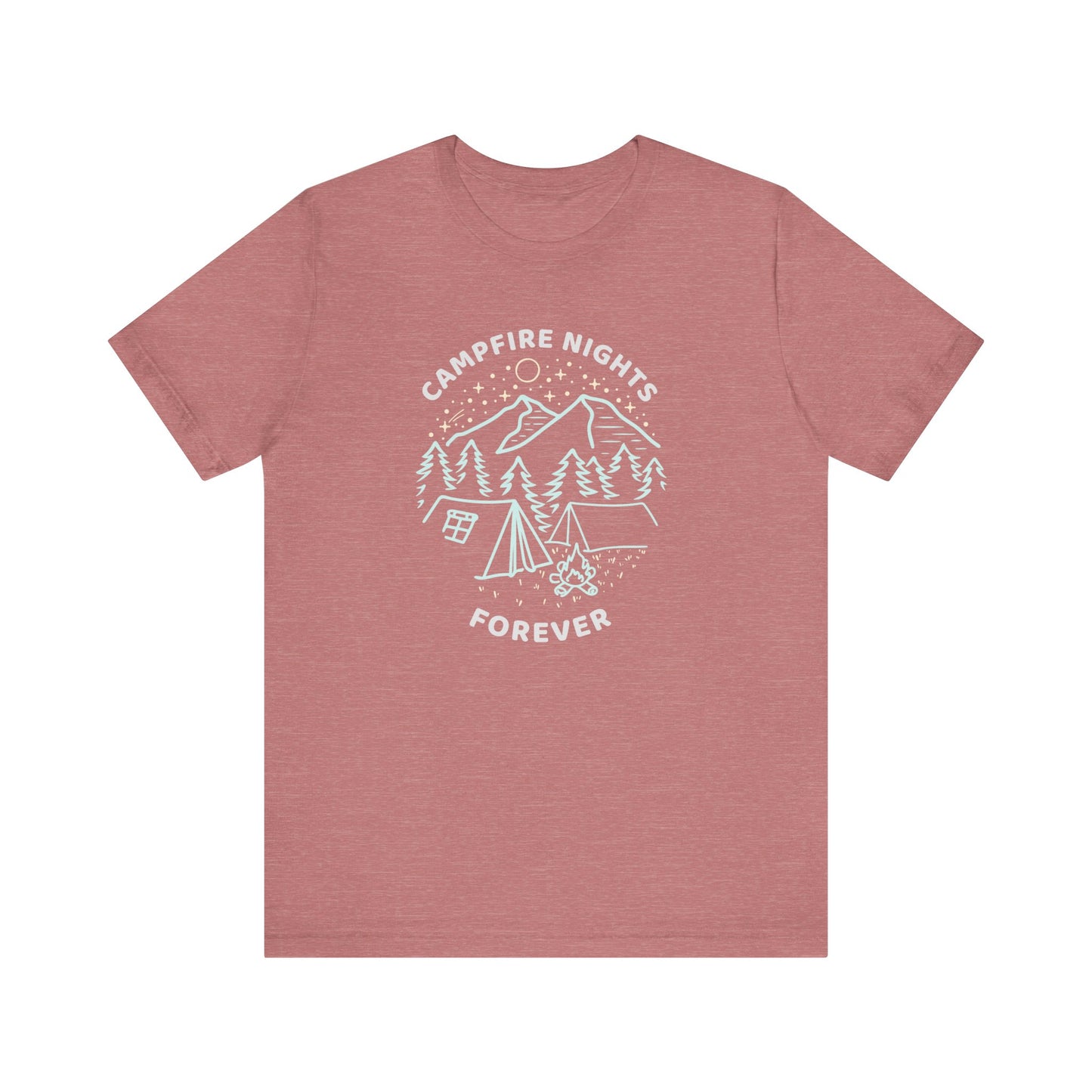 Campfire Nights Forever Camping T-Shirt