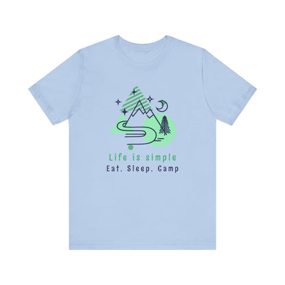 Life is Simple Camping T-Shirt