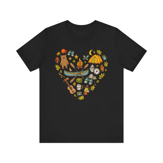 Camping Heart T-Shirt