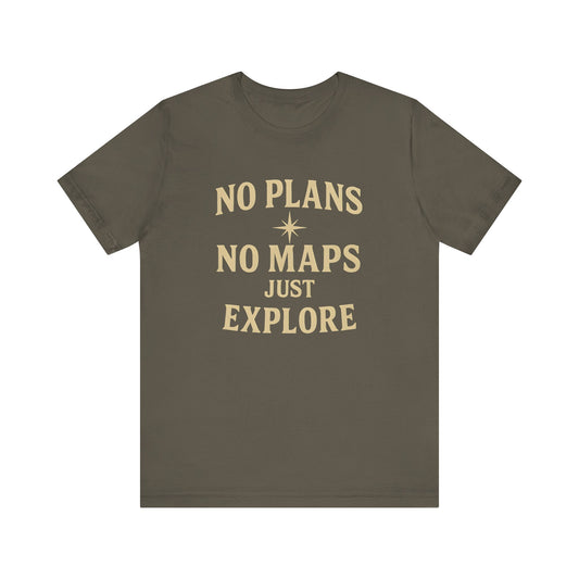 No Plans & No Maps Backpacking T-Shirt