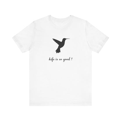 Life is Good Hummingbird Camping T-Shirt