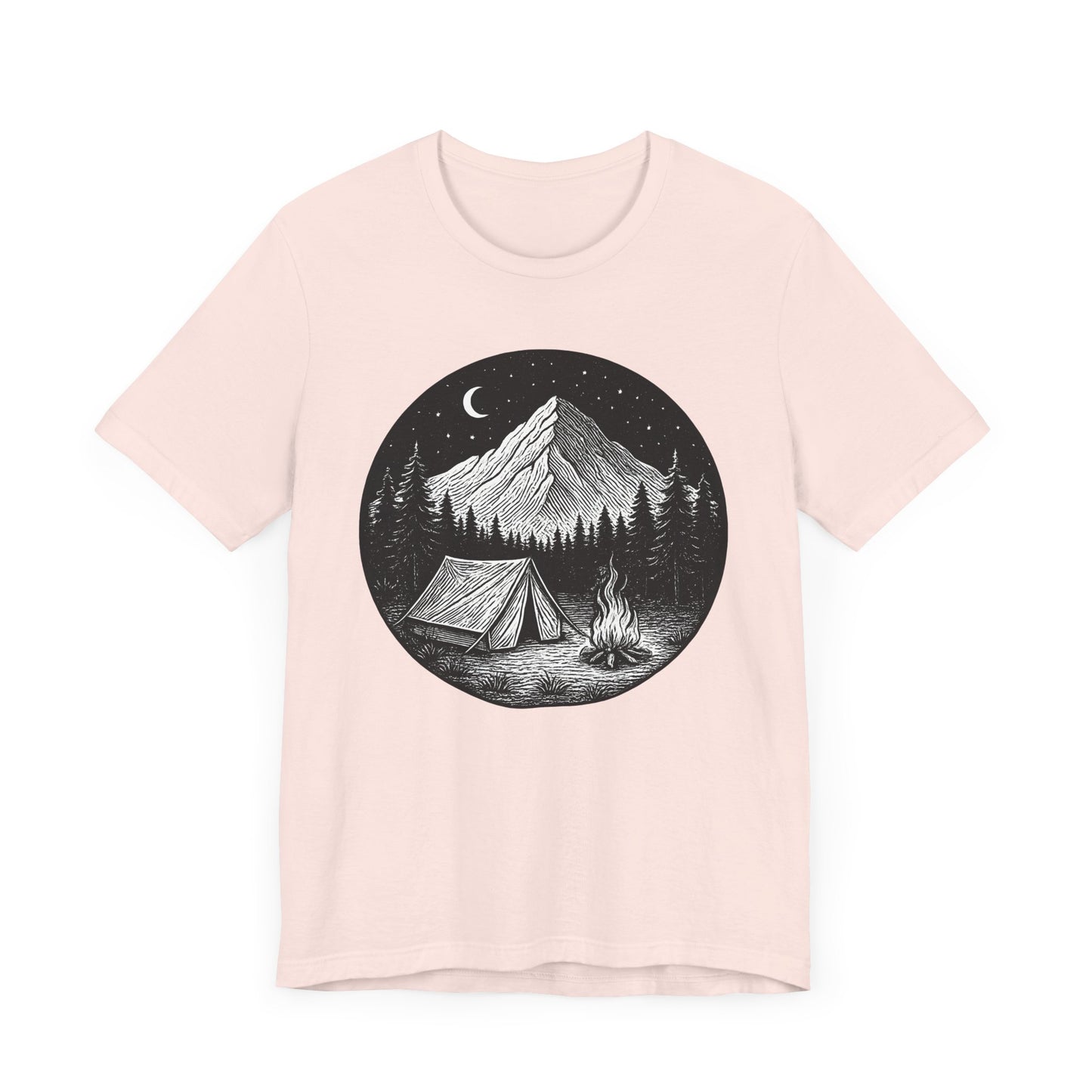 Tent Under the Stars Camping T-Shirt