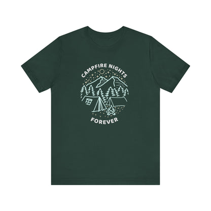 Campfire Nights Forever Camping T-Shirt
