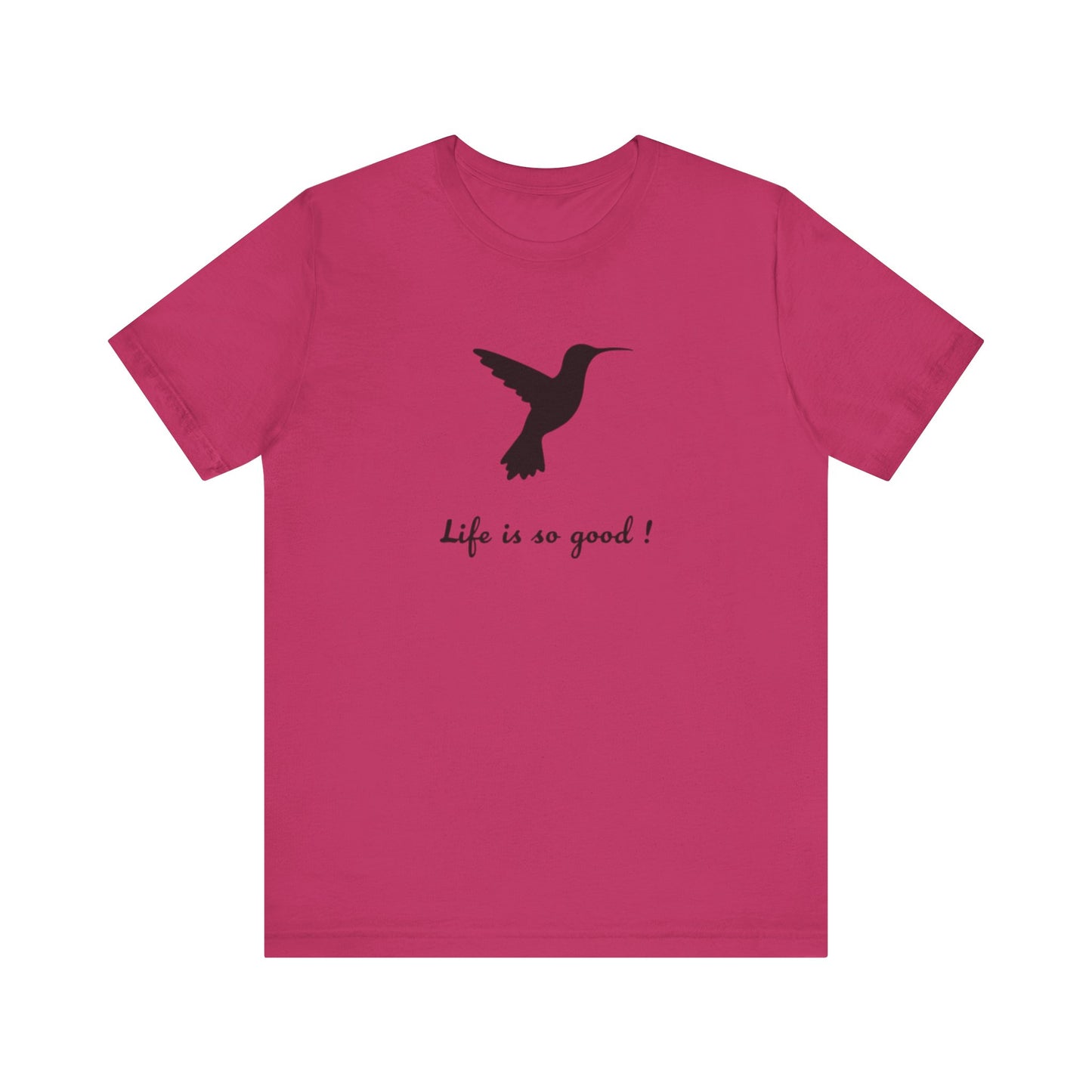 Life is Good Hummingbird Camping T-Shirt