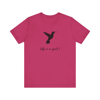 Life is Good Hummingbird Camping T-Shirt