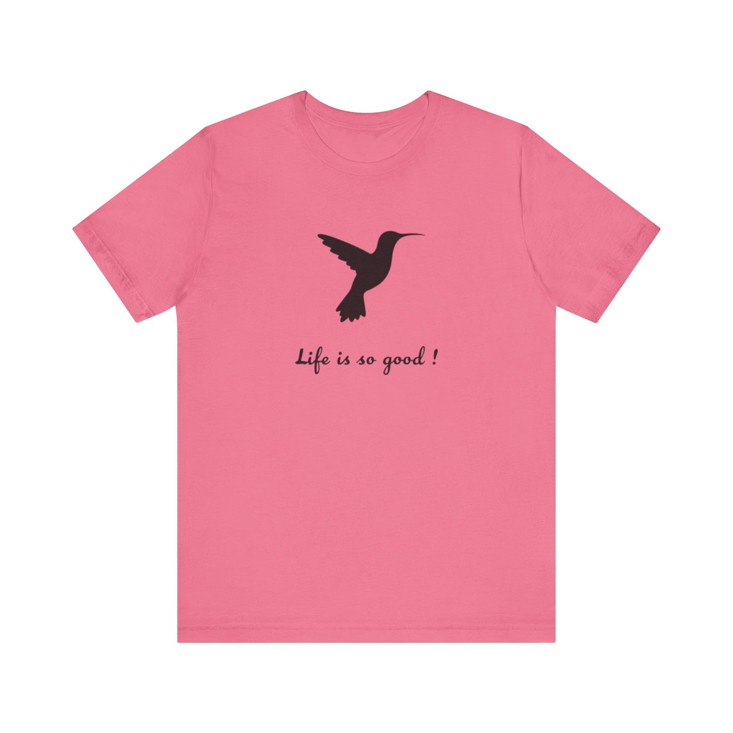Life is Good Hummingbird Camping T-Shirt