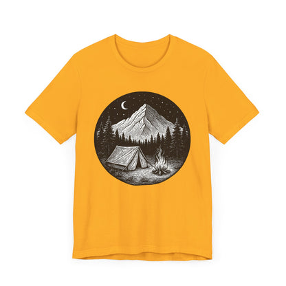 Tent Under the Stars Camping T-Shirt