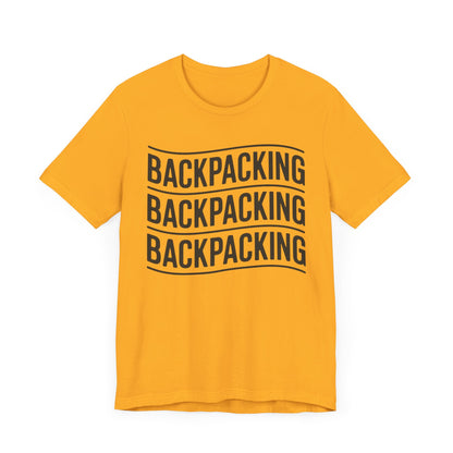 Backpacking Text T-Shirt