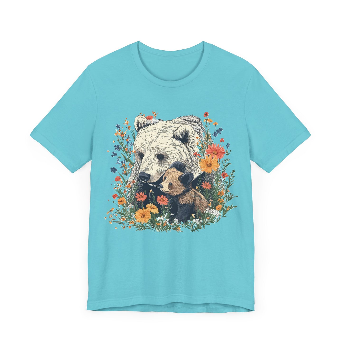 Mama bear and Cub Camping T-Shirt