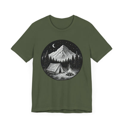 Tent Under the Stars Camping T-Shirt