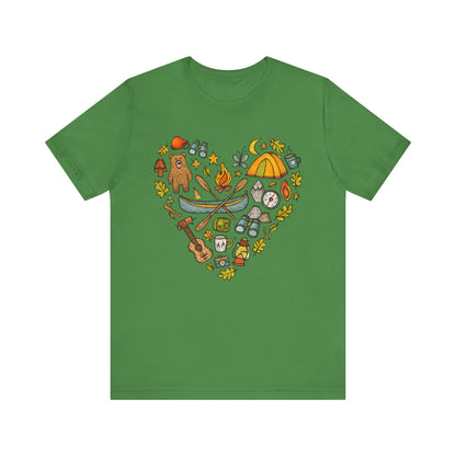 Camping Heart T-Shirt