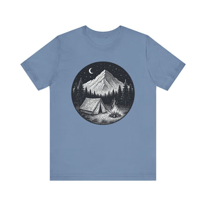 Tent Under the Stars Camping T-Shirt