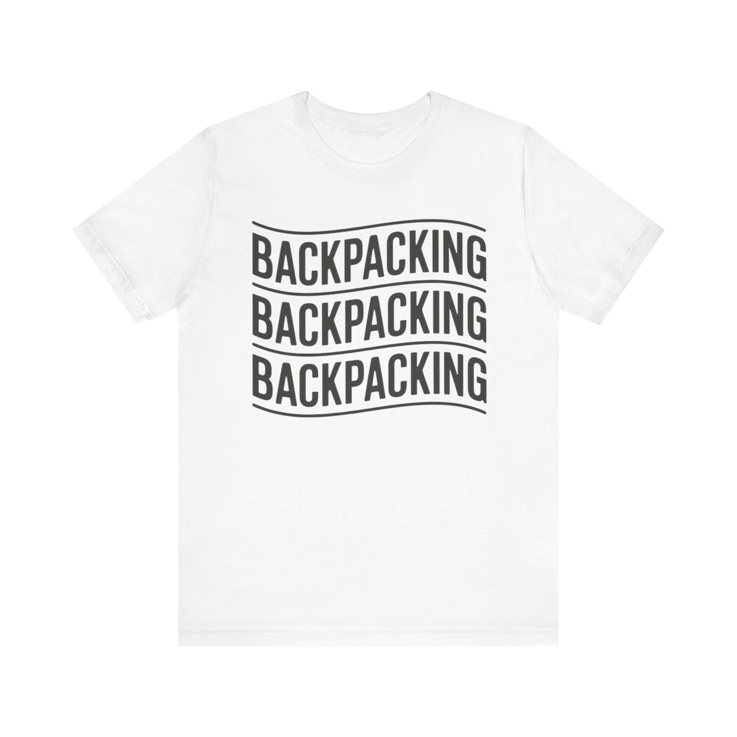Backpacking Text T-Shirt