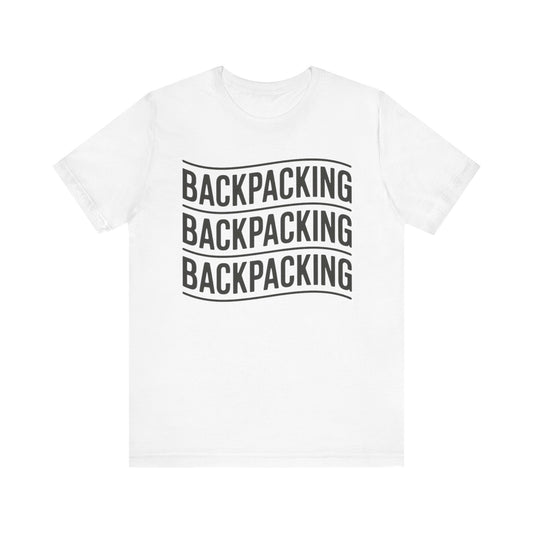 Backpacking Text T-Shirt