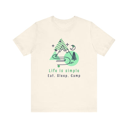 Life is Simple Camping T-Shirt