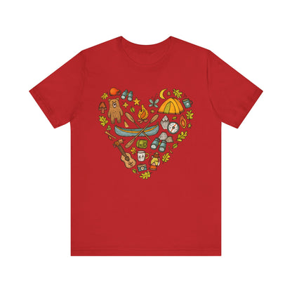 Camping Heart T-Shirt
