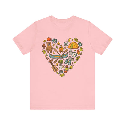 Camping Heart T-Shirt