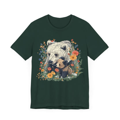 Mama bear and Cub Camping T-Shirt
