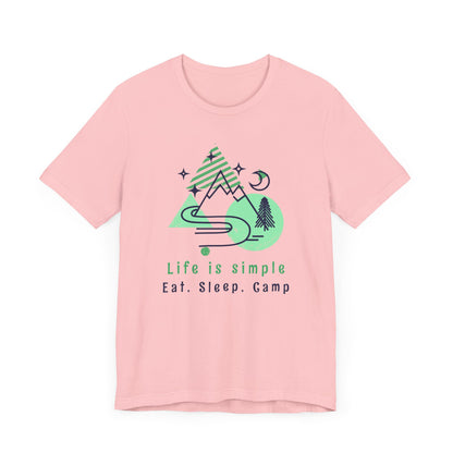 Life is Simple Camping T-Shirt
