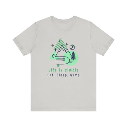 Life is Simple Camping T-Shirt